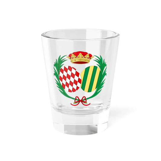 Coat of Arms of Ippolita Princess of Monaco (Spain) (Coat of Arms) Shot Glass 1.5oz 1.5oz - Go Mug Yourself
