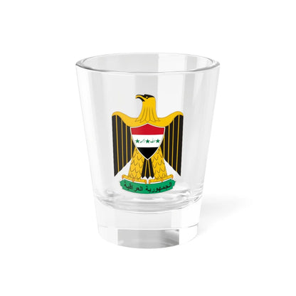 Coat of arms of Iraq 1991-2004 (Iraq) (Coat of Arms) Shot Glass 1.5oz 1.5oz - Go Mug Yourself