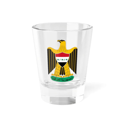 Coat of arms of Iraq 1991-2004 (Iraq) (Coat of Arms) Shot Glass 1.5oz 1.5oz - Go Mug Yourself