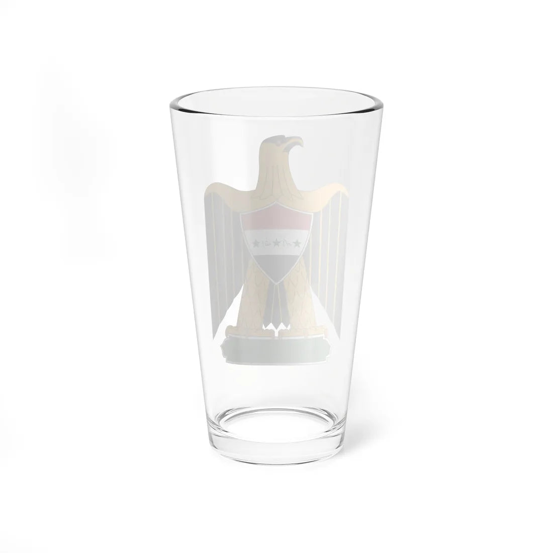 Coat of arms of Iraq 1992 (Iraq) (Coat of Arms) Pint Glass 16oz - Go Mug Yourself