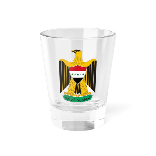 Coat of arms of Iraq 2004-2008 (Iraq) (Coat of Arms) Shot Glass 1.5oz 1.5oz - Go Mug Yourself