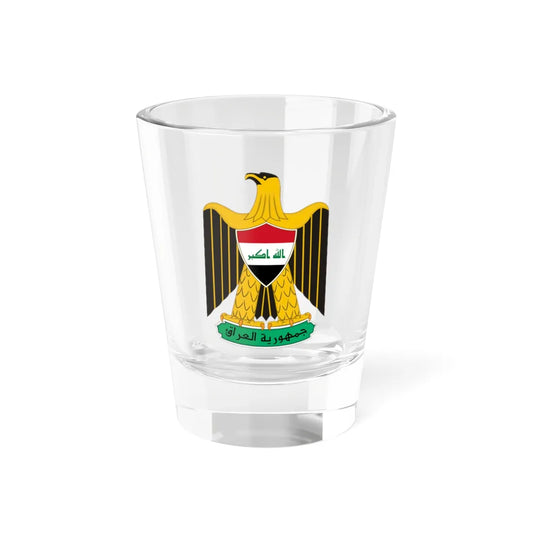 Coat of arms of Iraq (Iraq) (Coat of Arms) Shot Glass 1.5oz 1.5oz - Go Mug Yourself