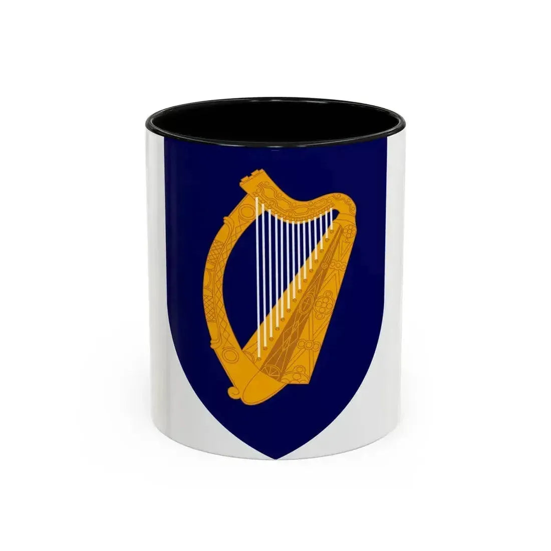 Coat of arms of Ireland - Accent Coffee Mug 11oz Black - Go Mug Yourself