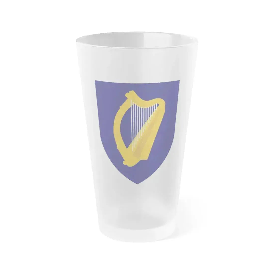 Coat of arms of Ireland - Frosted Pint Glass 16oz 16oz Frosted - Go Mug Yourself