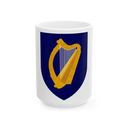 Coat of arms of Ireland - White Coffee Mug 15oz - Go Mug Yourself