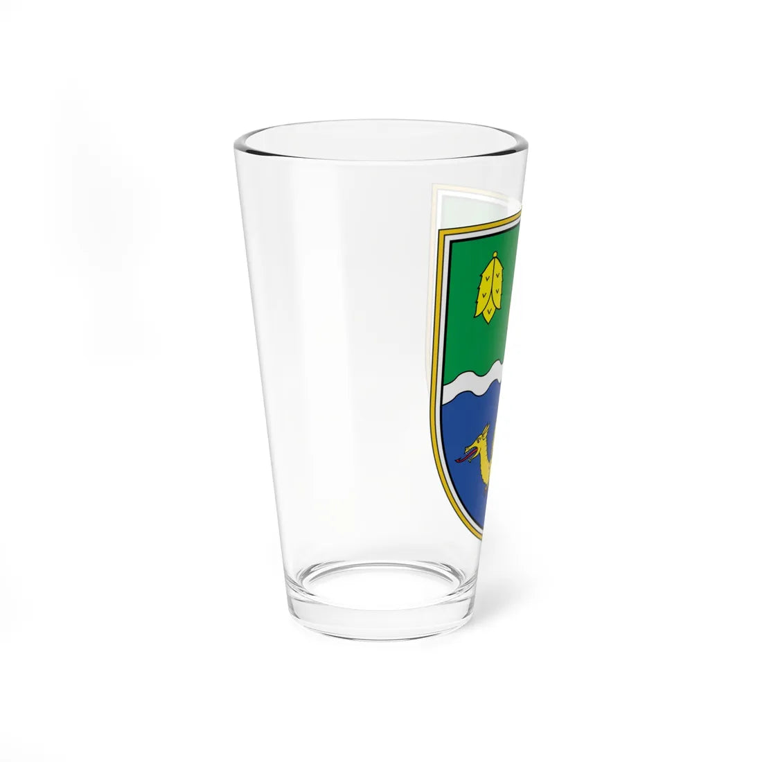 Coat of arms of Žiri (Slovenia) (Coat of Arms) Pint Glass 16oz - Go Mug Yourself