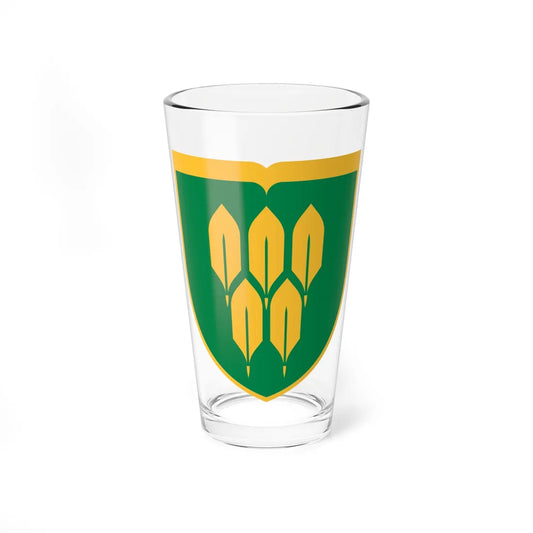 Coat of arms of Žirovnica (Slovenia) (Coat of Arms) Pint Glass 16oz 16oz - Go Mug Yourself