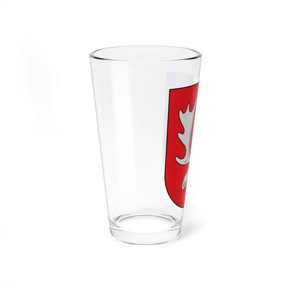 Coat of arms of Širvintos Lithuania (Lithuania) (Coat of Arms) Pint Glass 16oz - Go Mug Yourself