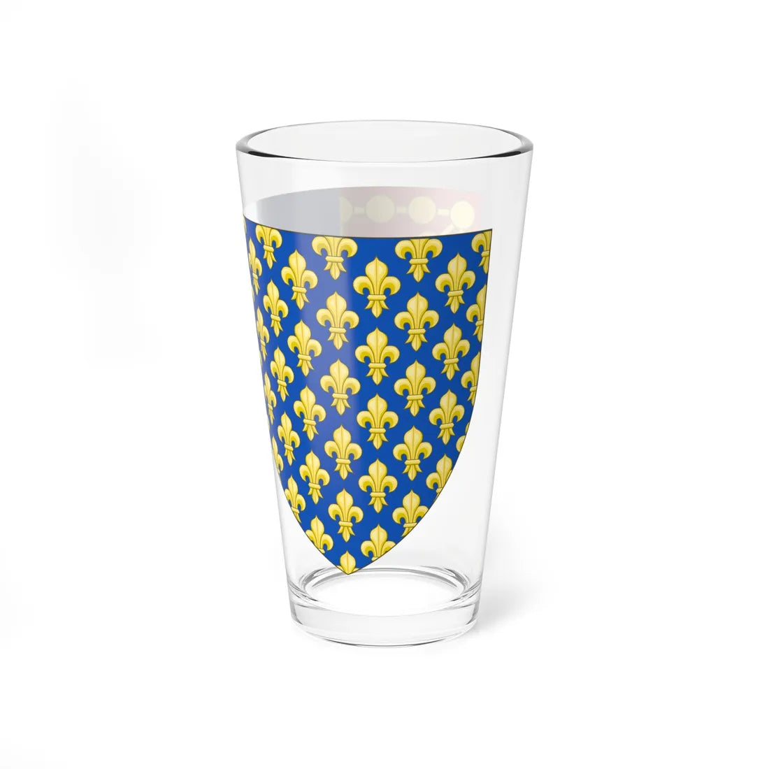 Coat of Arms of Isabella of France Queen Consort of Navarre (Spain) (Coat of Arms) Pint Glass 16oz - Go Mug Yourself