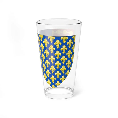 Coat of Arms of Isabella of France Queen Consort of Navarre (Spain) (Coat of Arms) Pint Glass 16oz - Go Mug Yourself