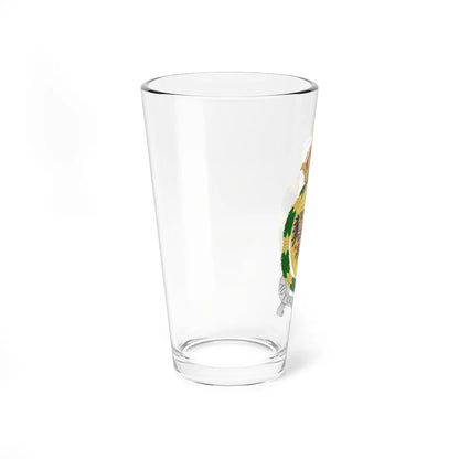 Coat of Arms of Isabella of Portugal Holy Roman Empress and Queen Consort of Spain (Austria) (Coat of Arms) Pint Glass 16oz - Go Mug Yourself