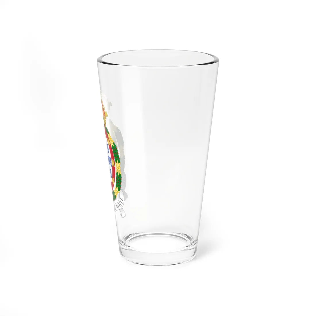 Coat of Arms of Isabella of Portugal Holy Roman Empress and Queen Consort of Spain (Netherlands) (Coat of Arms) Pint Glass 16oz - Go Mug Yourself