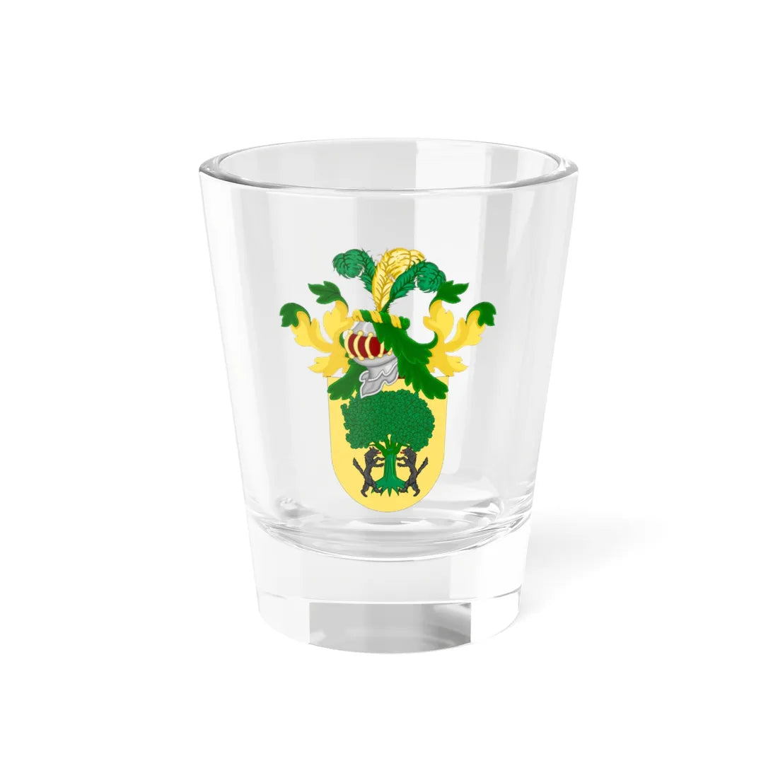 Coat of Arms of Isasi (Argentina) (Coat of Arms) Shot Glass 1.5oz 1.5oz - Go Mug Yourself