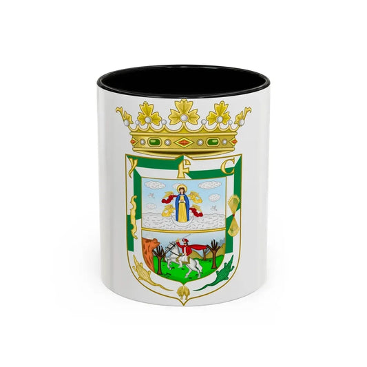 Coat of Arms of Isla Fernandina (Cuba) - Accent Coffee Mug 11oz Black - Go Mug Yourself