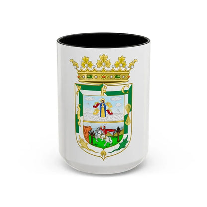 Coat of Arms of Isla Fernandina (Cuba) - Accent Coffee Mug 15oz Black - Go Mug Yourself