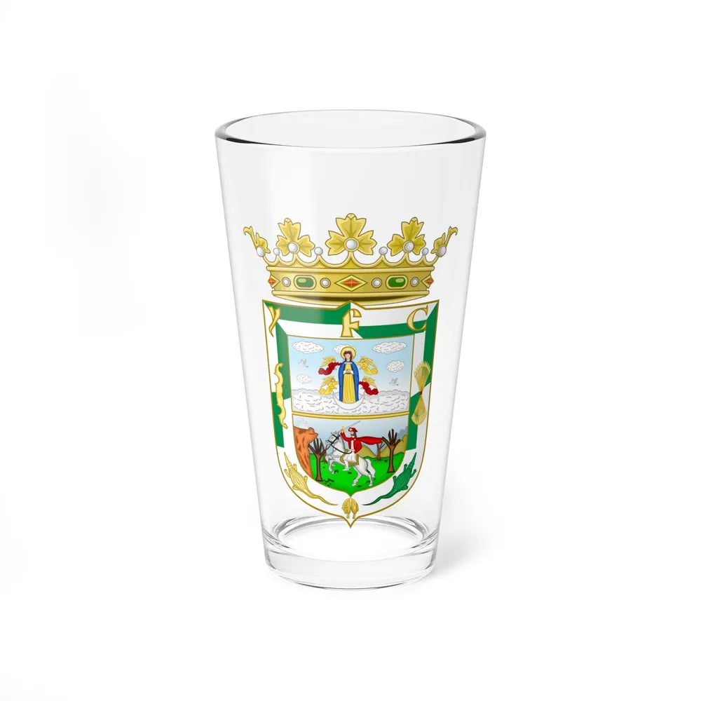 Coat of Arms of Isla Fernandina (Cuba) - Pint Glass 16oz-16oz-Go Mug Yourself