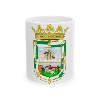 Coat of Arms of Isla Fernandina (Cuba) - White Coffee Mug 11oz - Go Mug Yourself