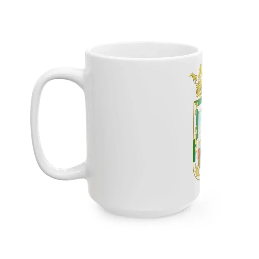 Coat of Arms of Isla Fernandina (Cuba) - White Coffee Mug - Go Mug Yourself