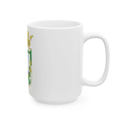 Coat of Arms of Isla Fernandina (Cuba) - White Coffee Mug - Go Mug Yourself