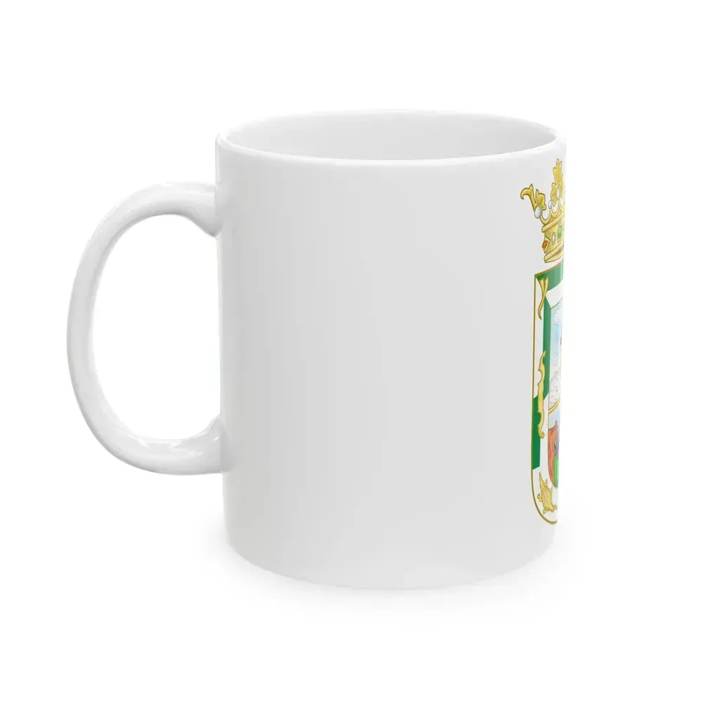 Coat of Arms of Isla Fernandina (Cuba) - White Coffee Mug - Go Mug Yourself