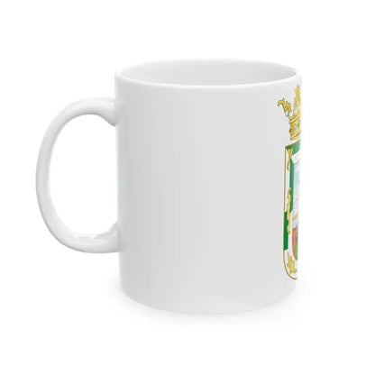 Coat of Arms of Isla Fernandina (Cuba) - White Coffee Mug - Go Mug Yourself