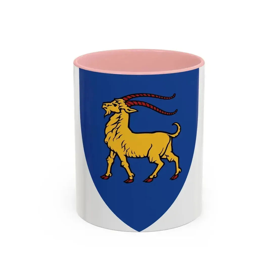 Coat of Arms of Istria - Accent Coffee Mug 11oz Pink - Go Mug Yourself
