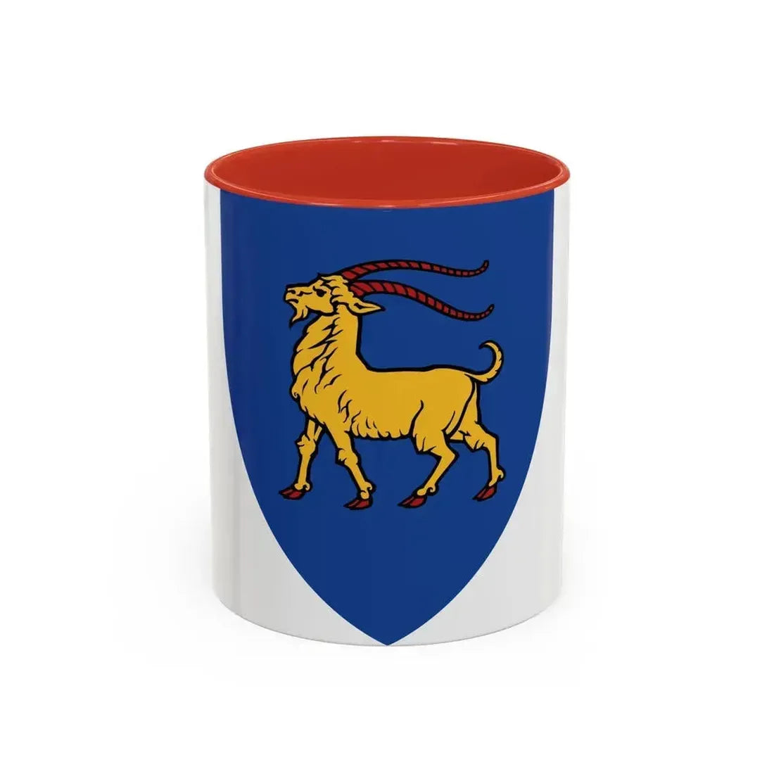 Coat of Arms of Istria - Accent Coffee Mug 11oz Red - Go Mug Yourself