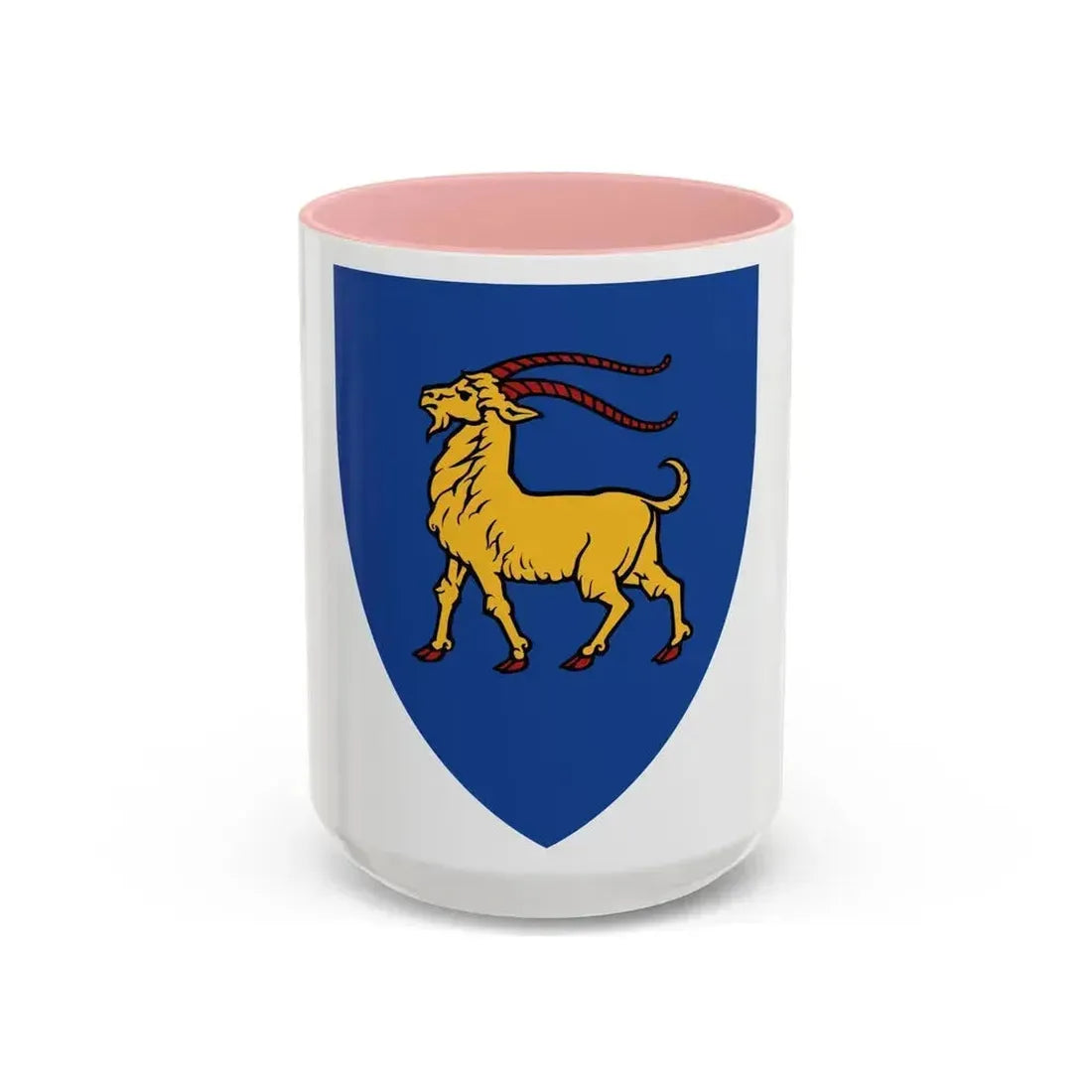 Coat of Arms of Istria - Accent Coffee Mug 15oz Pink - Go Mug Yourself