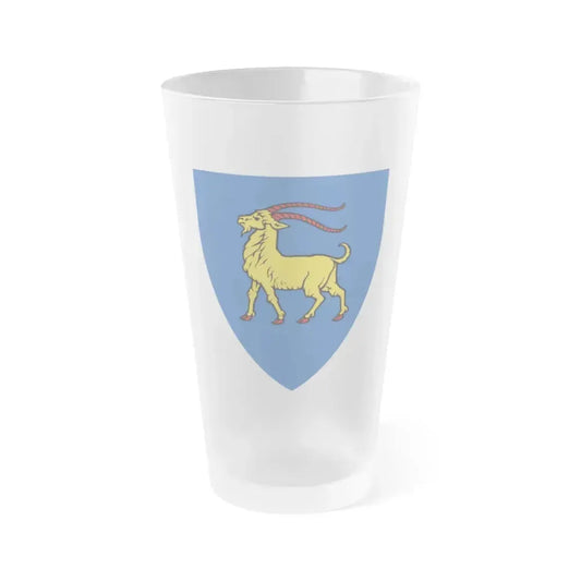 Coat of Arms of Istria - Frosted Pint Glass 16oz 16oz Frosted - Go Mug Yourself