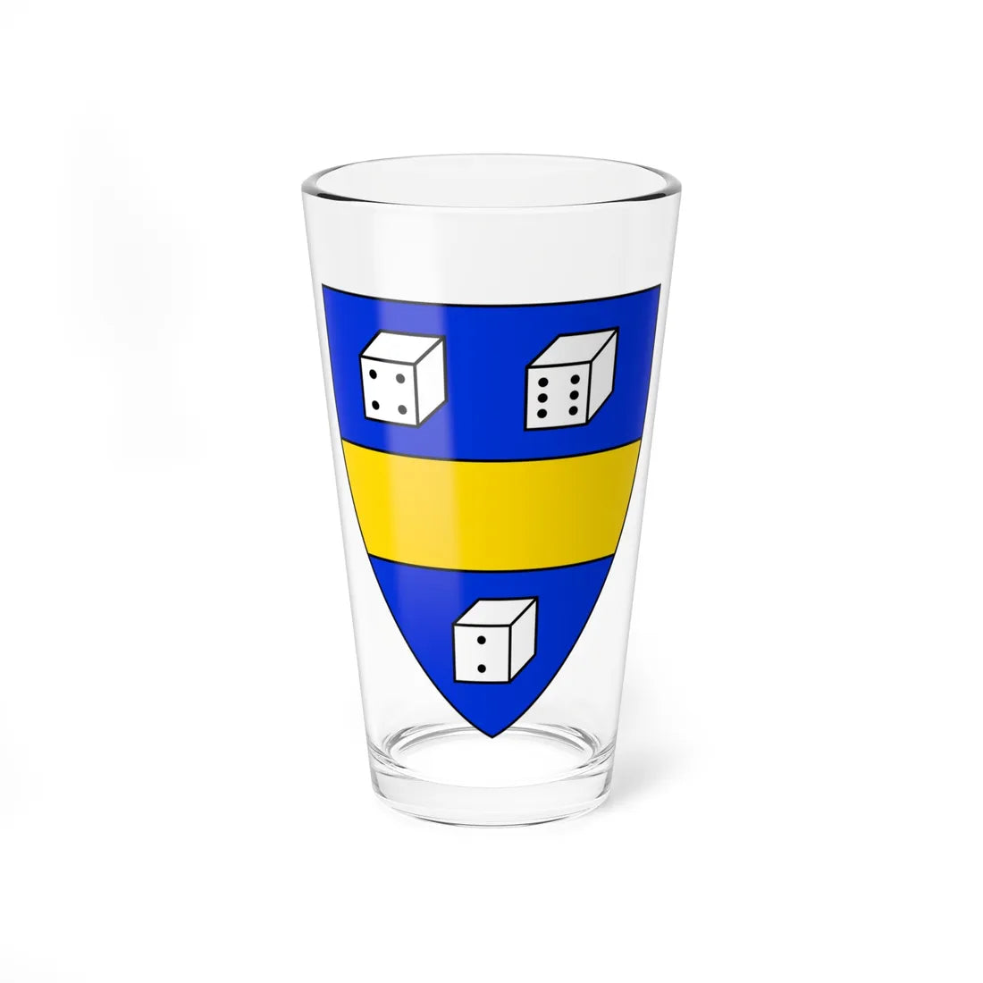 Coat of arms of Italian family of Daddi (Italy) (Coat of Arms) Pint Glass 16oz 16oz - Go Mug Yourself
