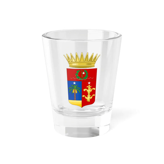 Coat of arms of Italian Libya 1940-1943 (Libya) (Coat of Arms) Shot Glass 1.5oz 1.5oz - Go Mug Yourself