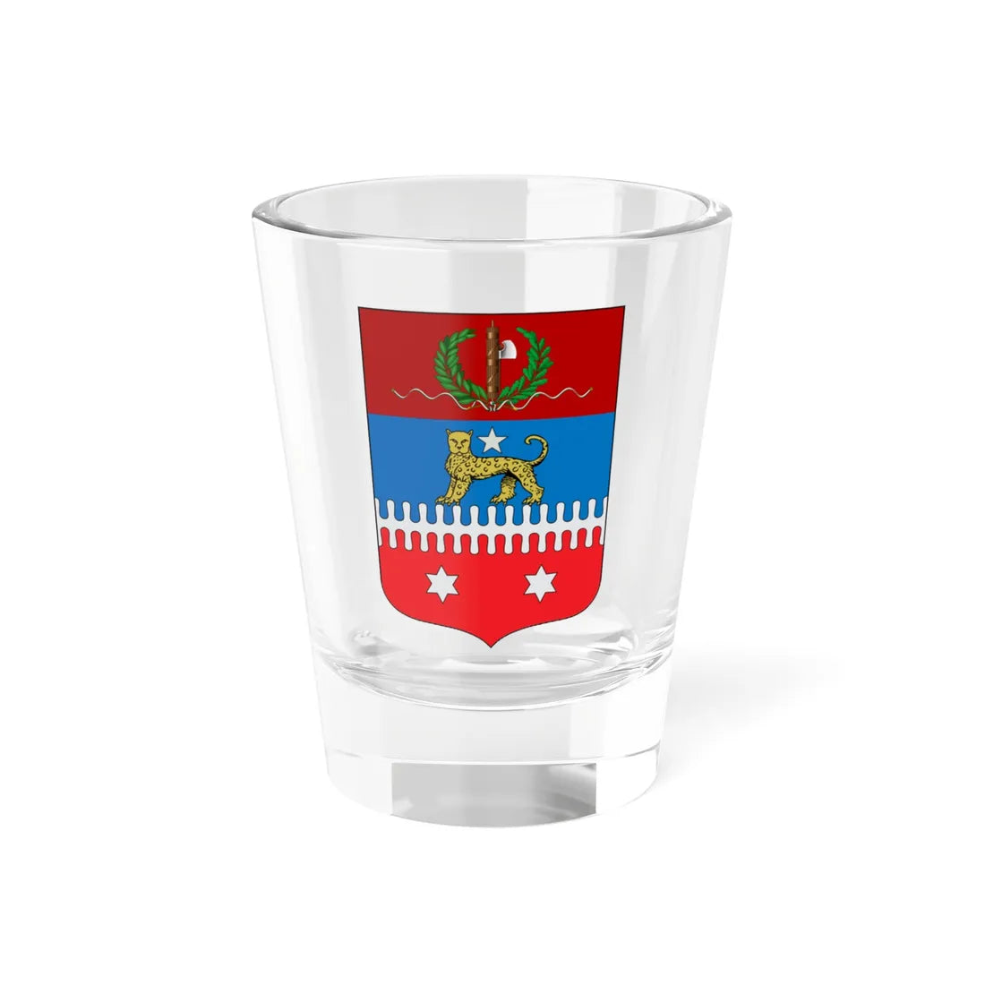 Coat of arms of Italian Somaliland governorate (Mali) (Coat of Arms) Shot Glass 1.5oz 1.5oz - Go Mug Yourself