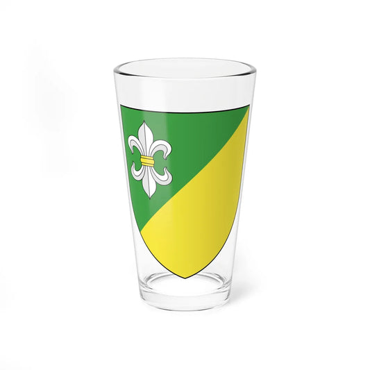 Coat of Arms of Ivacevičy Belarus (Belarus) (Coat of Arms) Pint Glass 16oz 16oz - Go Mug Yourself