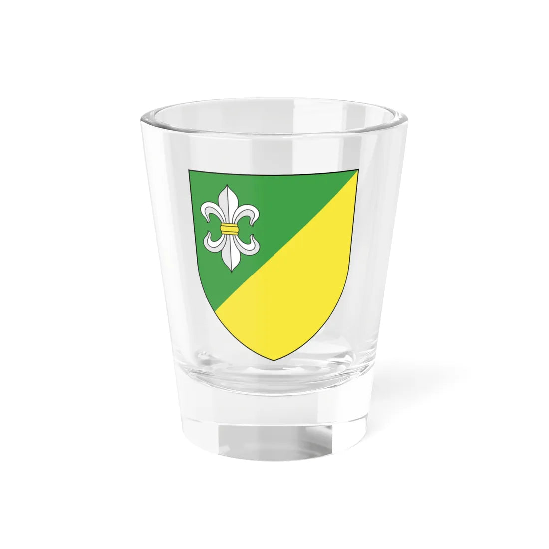 Coat of Arms of Ivacevičy Belarus (Belarus) (Coat of Arms) Shot Glass 1.5oz 1.5oz - Go Mug Yourself