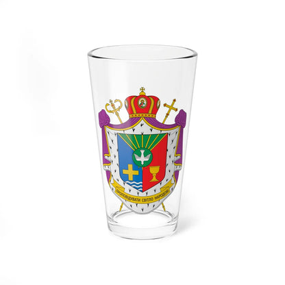 Coat of arms of Ivan Kulyk (Ukraine) (Coat of Arms) Pint Glass 16oz 16oz - Go Mug Yourself