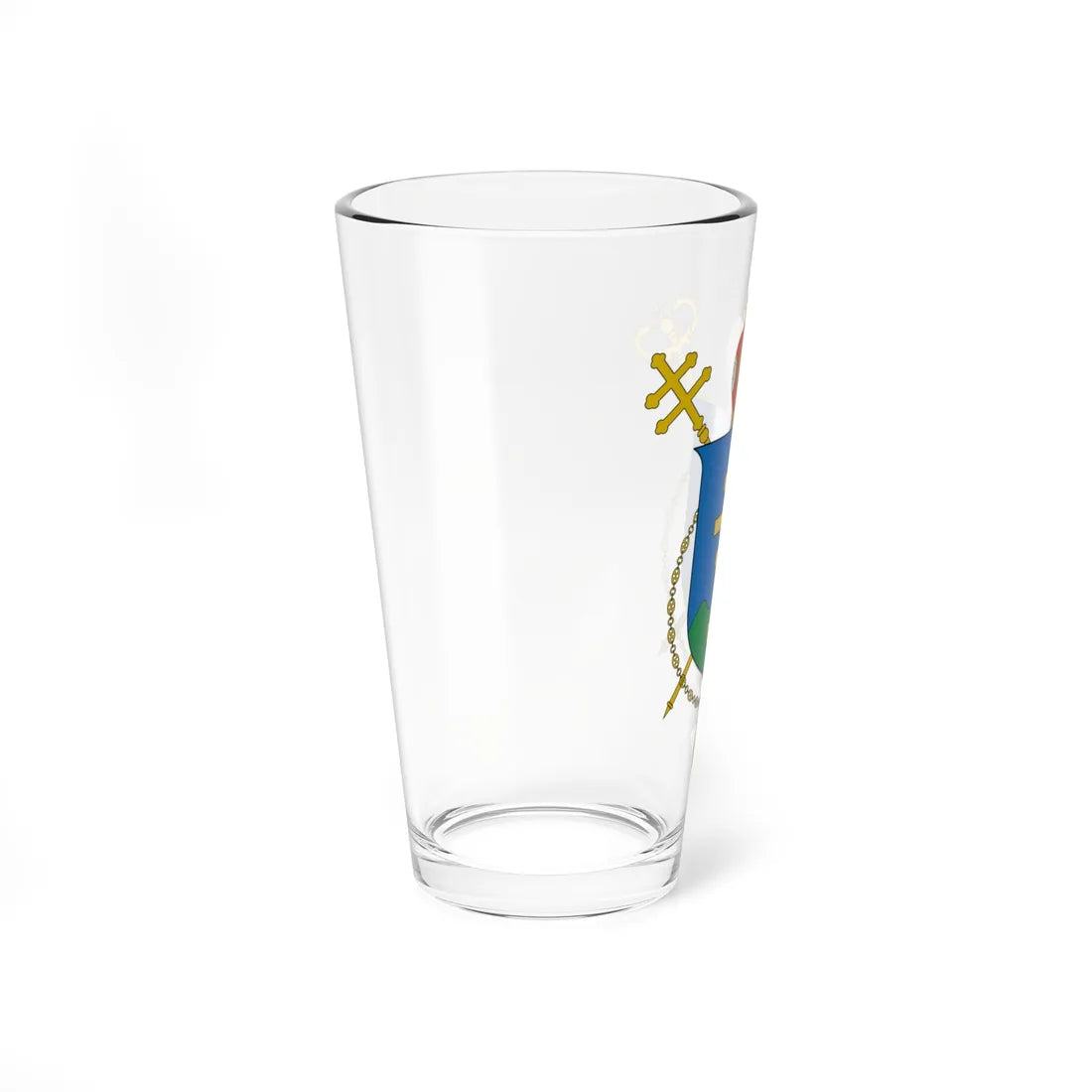 Coat of arms of Ivano-Frankivsk UGCC (Ukraine) (Coat of Arms) Pint Glass 16oz - Go Mug Yourself