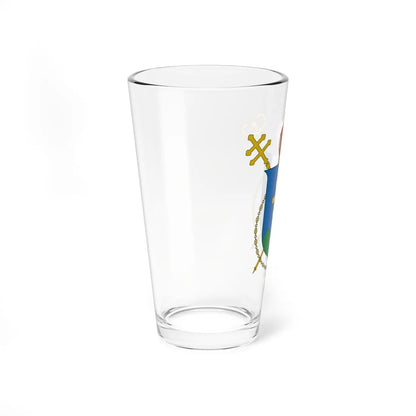 Coat of arms of Ivano-Frankivsk UGCC (Ukraine) (Coat of Arms) Pint Glass 16oz - Go Mug Yourself