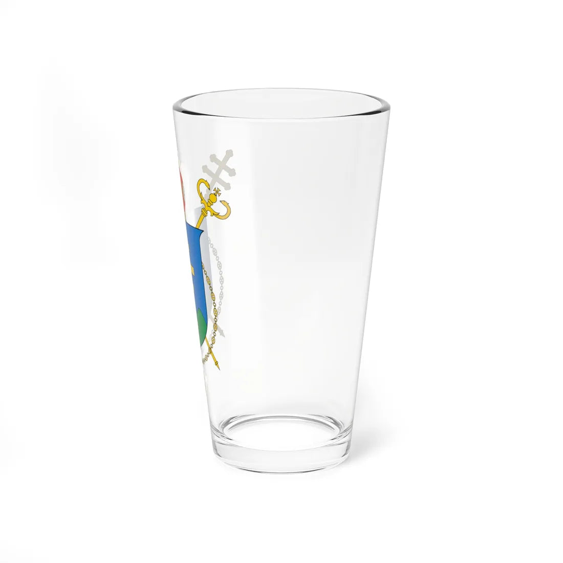 Coat of arms of Ivano-Frankivsk UGCC (Ukraine) (Coat of Arms) Pint Glass 16oz - Go Mug Yourself