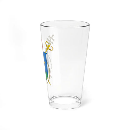 Coat of arms of Ivano-Frankivsk UGCC (Ukraine) (Coat of Arms) Pint Glass 16oz - Go Mug Yourself