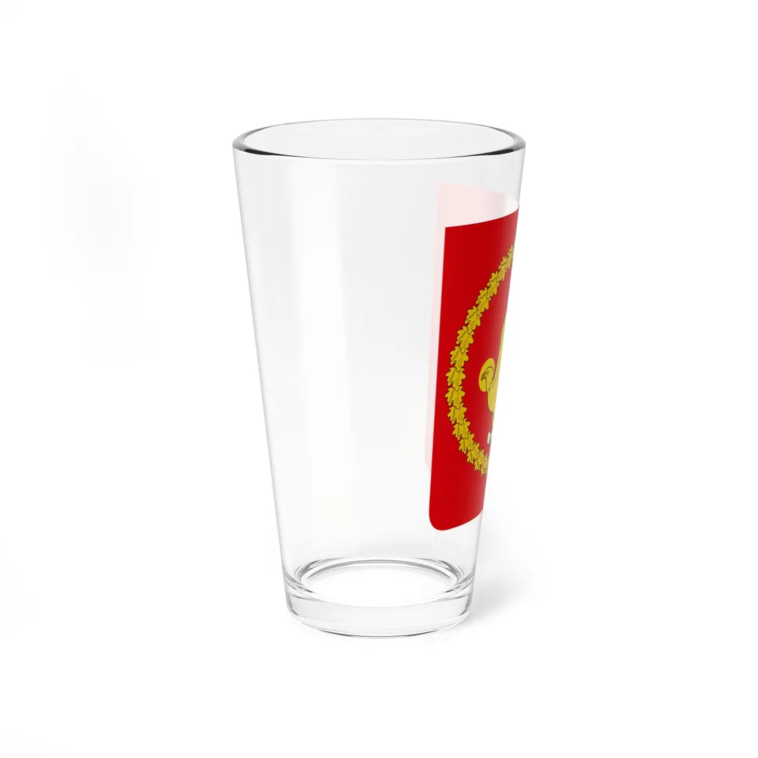 Coat of Arms of Ivanovo rayon Ivanovo oblast (Russia) (Coat of Arms) Pint Glass 16oz - Go Mug Yourself