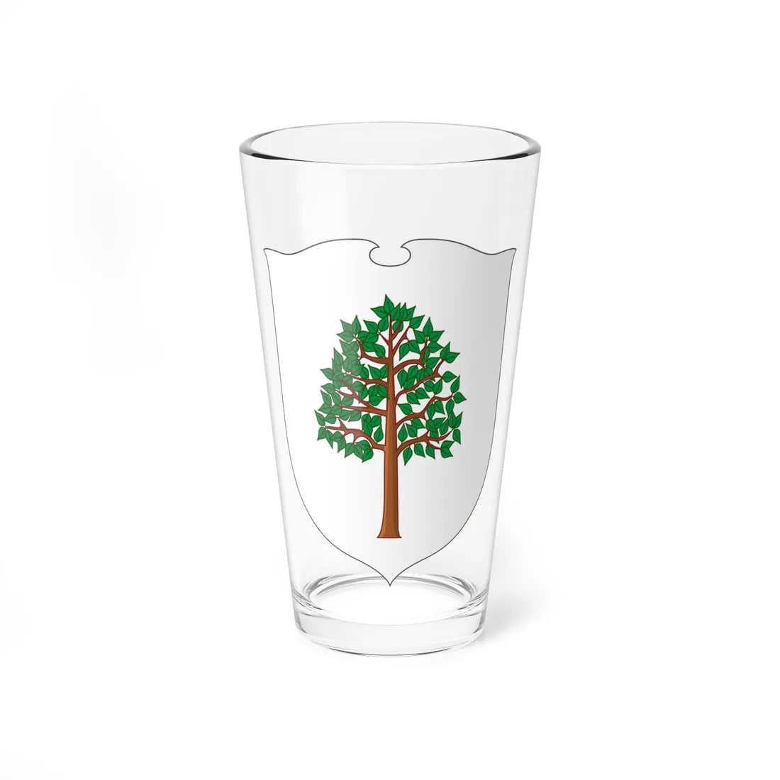 Coat of arms of Ixelles (Belgium) (Coat of Arms) Pint Glass 16oz 16oz - Go Mug Yourself