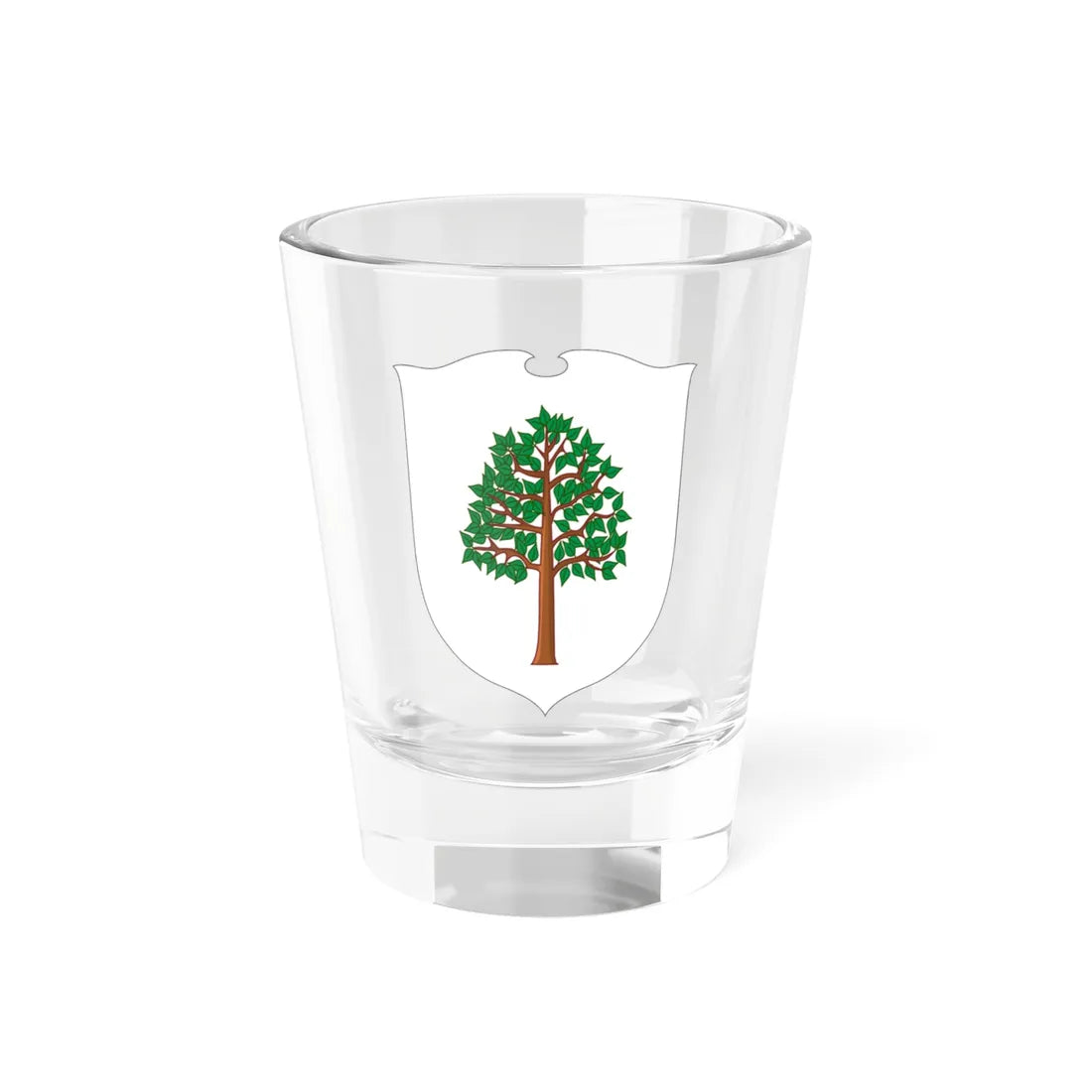 Coat of arms of Ixelles (Belgium) (Coat of Arms) Shot Glass 1.5oz 1.5oz - Go Mug Yourself