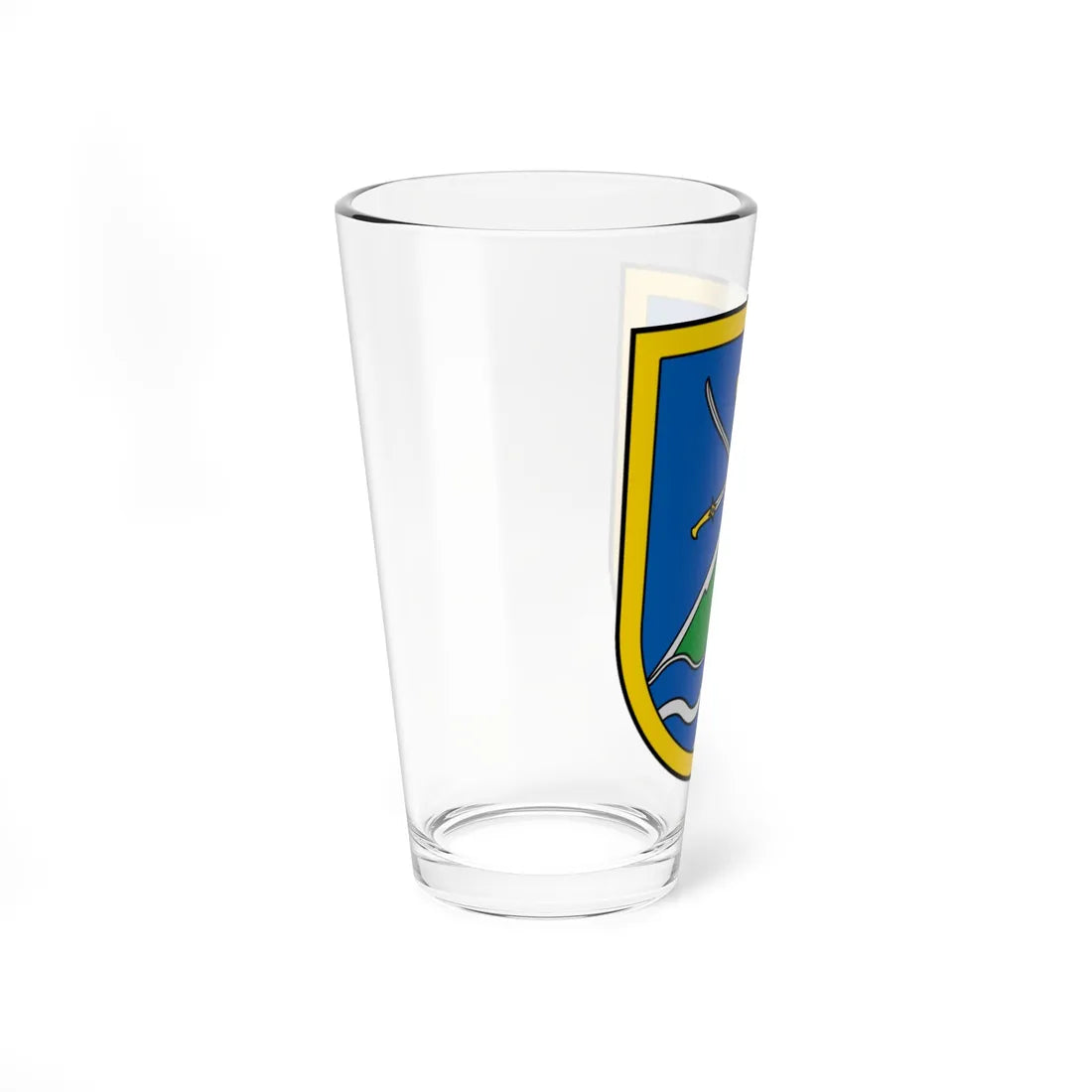 Coat of Arms of Izium 2024 (Ukraine) (Coat of Arms) Pint Glass 16oz - Go Mug Yourself