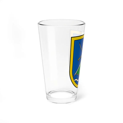 Coat of Arms of Izium 2024 (Ukraine) (Coat of Arms) Pint Glass 16oz - Go Mug Yourself