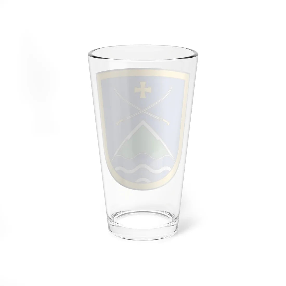 Coat of Arms of Izium 2024 (Ukraine) (Coat of Arms) Pint Glass 16oz - Go Mug Yourself