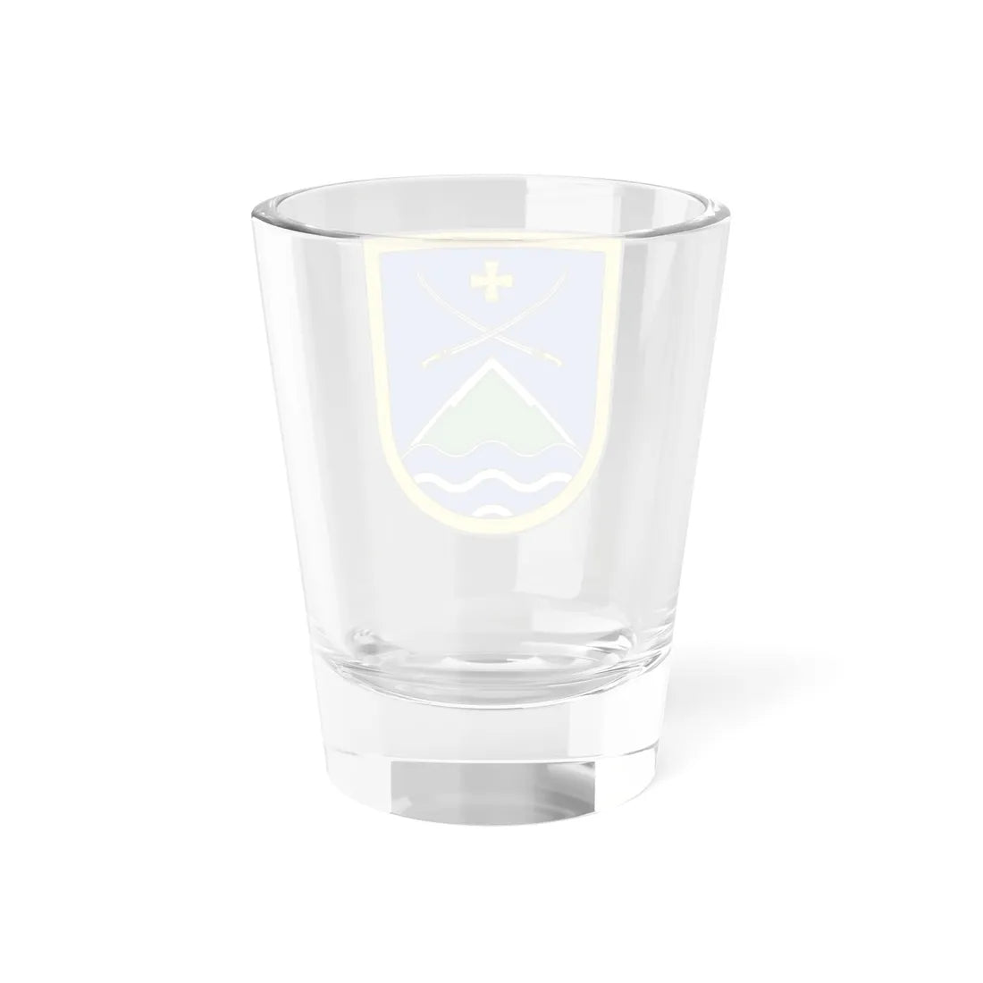 Coat of Arms of Izium 2024 (Ukraine) (Coat of Arms) Shot Glass 1.5oz - Go Mug Yourself