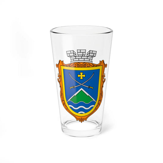 Coat of Arms of Izium UHT (Ukraine) (Coat of Arms) Pint Glass 16oz 16oz - Go Mug Yourself