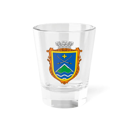 Coat of Arms of Izium UHT (Ukraine) (Coat of Arms) Shot Glass 1.5oz 1.5oz - Go Mug Yourself