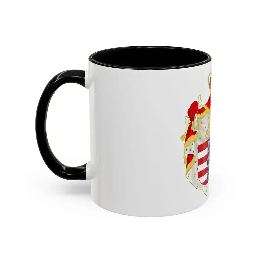 Coat of arms of Jadwiga of Poland - Accent Coffee Mug - Go Mug Yourself