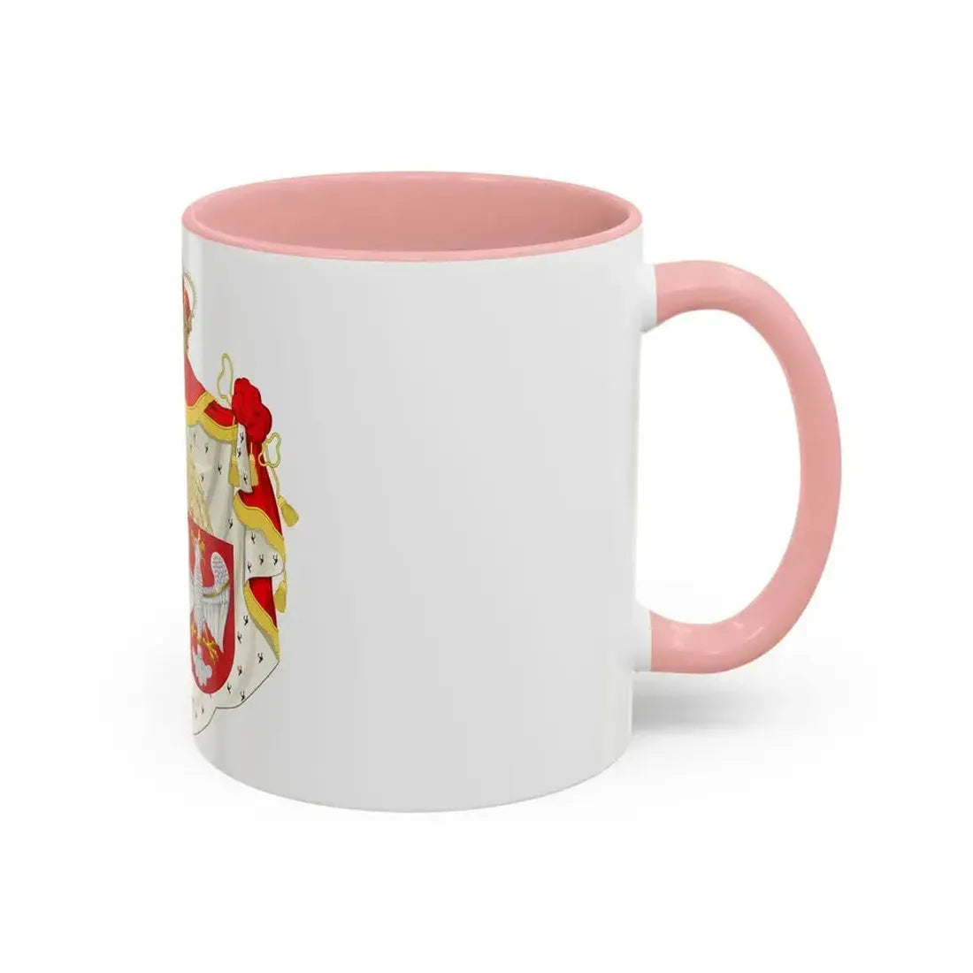 Coat of arms of Jadwiga of Poland - Accent Coffee Mug - Go Mug Yourself